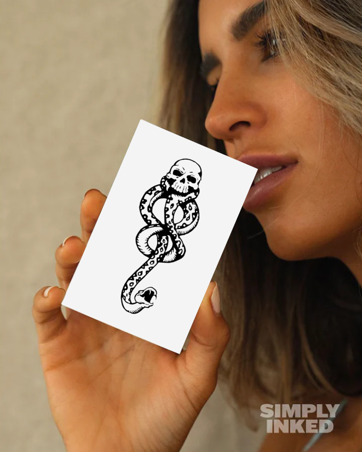 Death Eater Temporary Tattoo