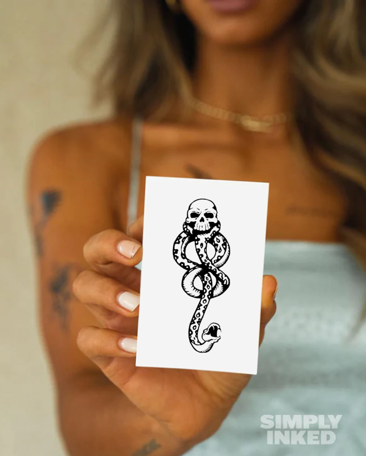 Death Eater Temporary Tattoo