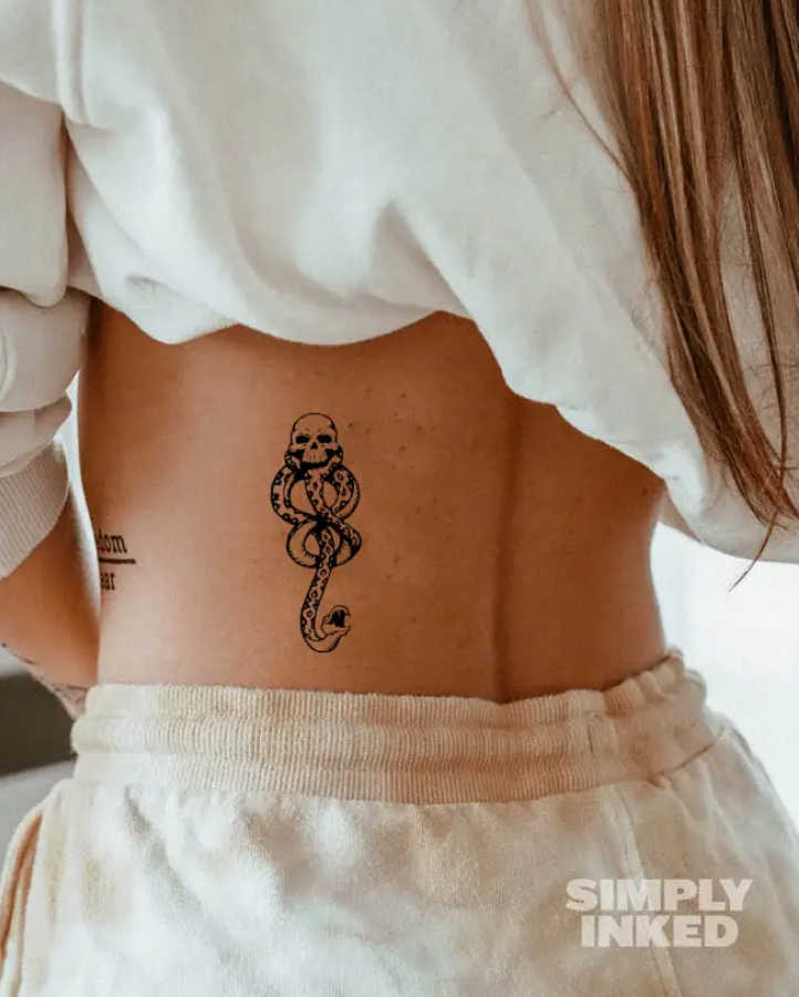 Death Eater Temporary Tattoo