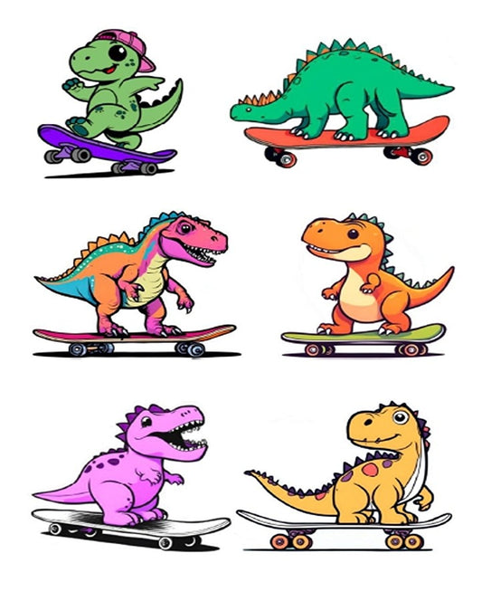 Mini Dinosaur Temporary Tattoo Bundle