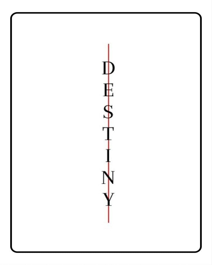 Destiny Temporary Tattoo