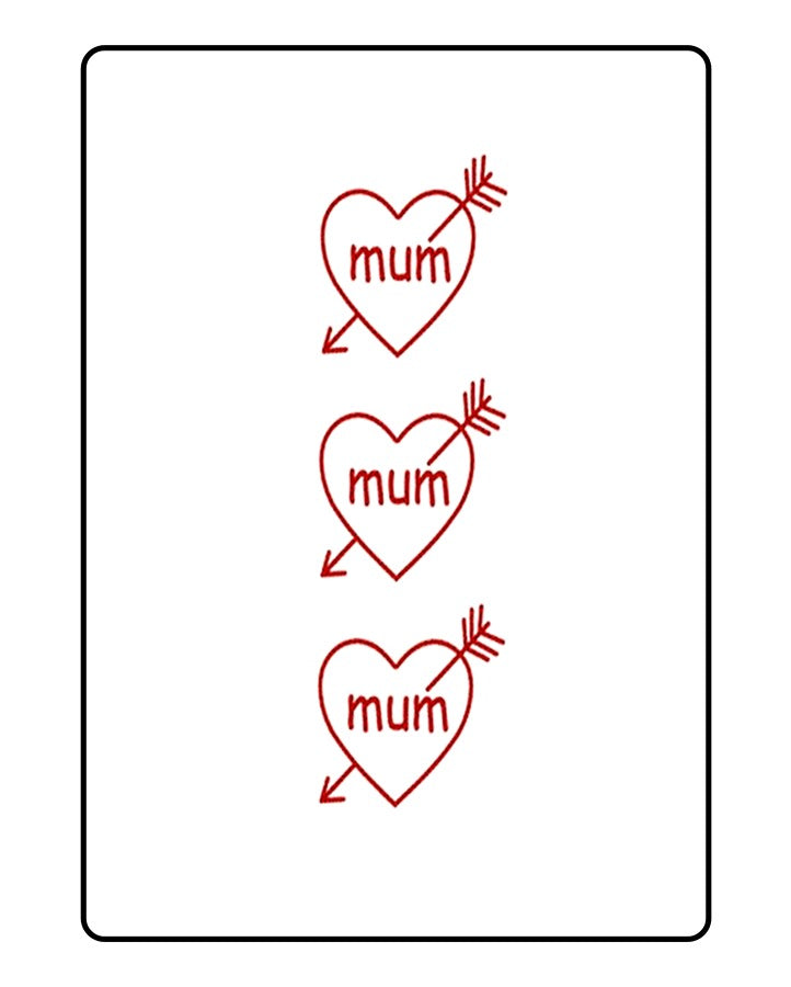 NEW Mum Temporary Tattoo