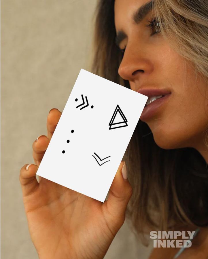 NEW Minimalist Finger Temporary Tattoo Bundle