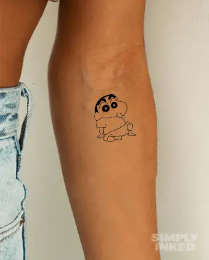 Shinchan Semi Permanent Tattoo