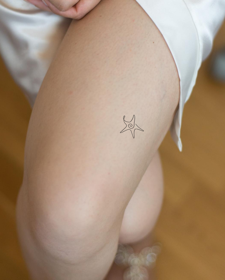Doodle Star Semi Permanent Tattoo