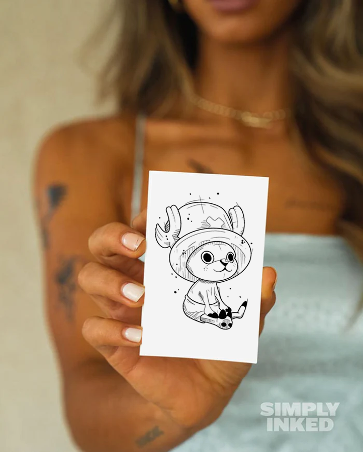 Tony Tony Chopper Semi Permanent Tattoo
