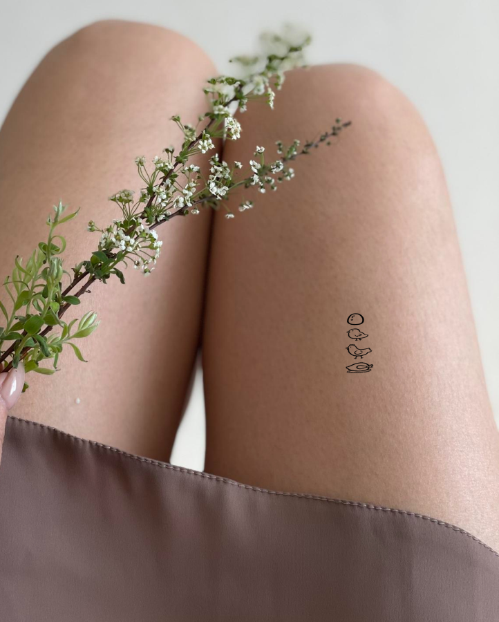 Stages of Life Semi Permanent Tattoo