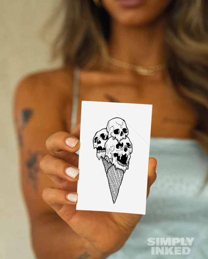 666 Flavors Semi Permanent Tattoo