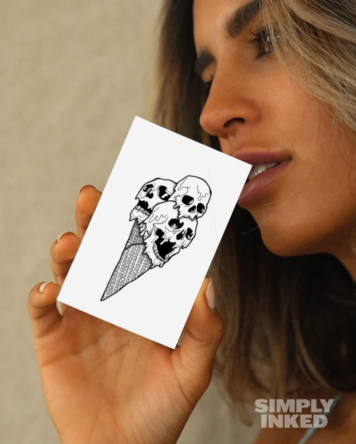 666 Flavors Semi Permanent Tattoo