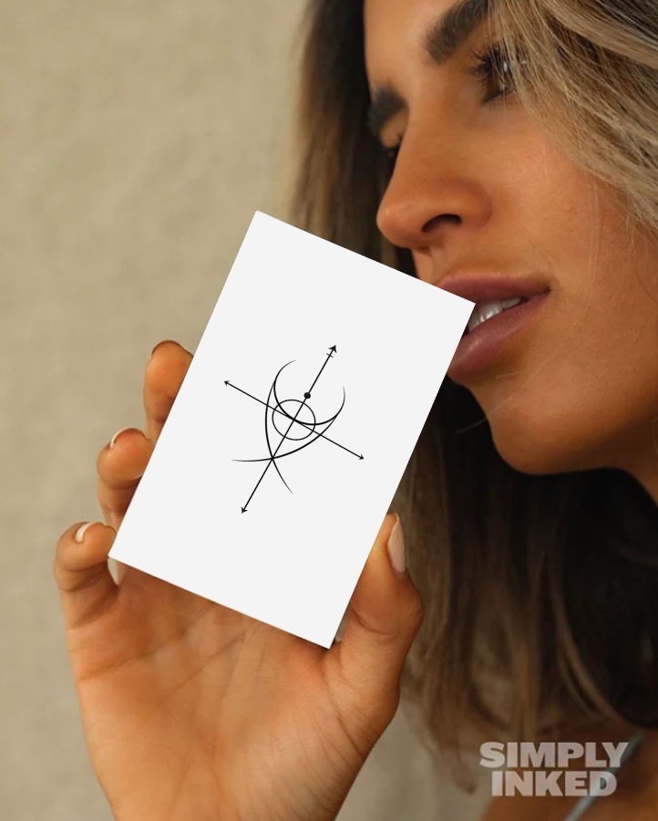 Sacred Seal of Power Temporary Tattoo