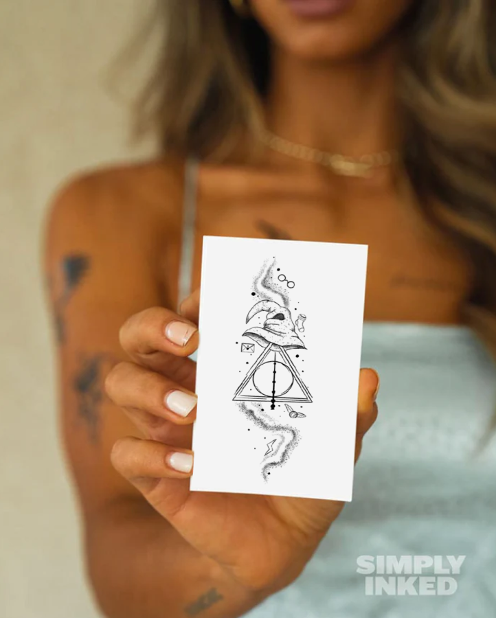 Deathly Hallows Temporary Tattoo