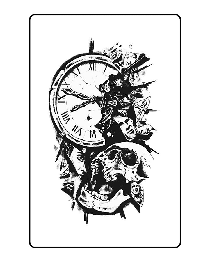 Hard Times Semi Permanent Tattoo