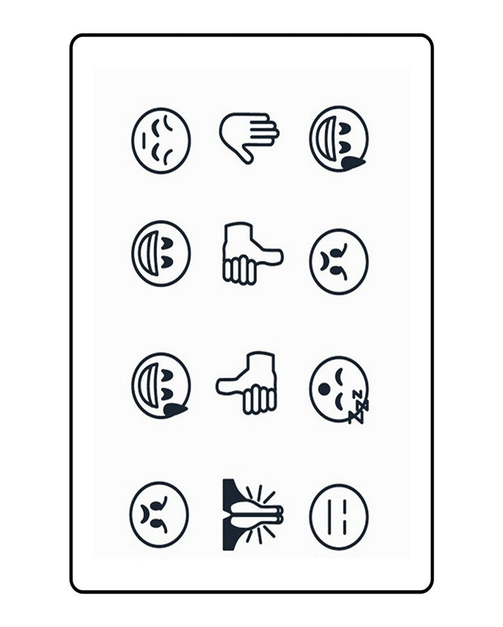 Emojis Bundle Semi Permanent Tattoo