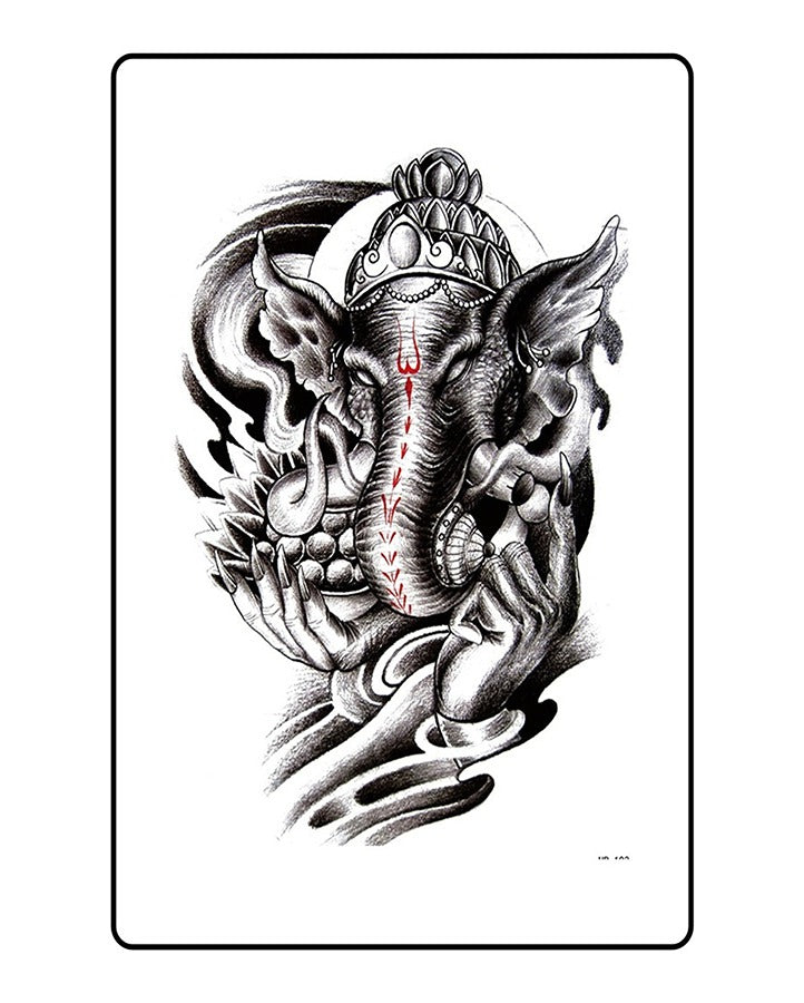 Lord Ganesha Temporary Tattoo