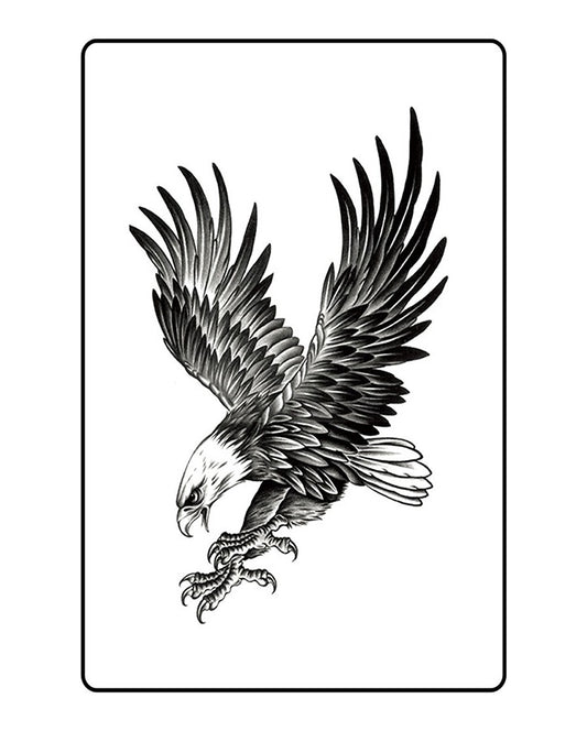 Hunting Eagle Temporary Tattoo