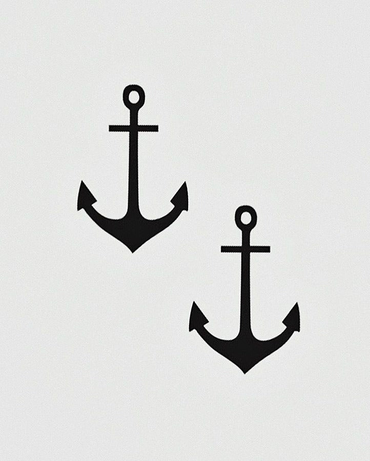New Mini Anchor Semi Permanent Tattoo – Simply Inked