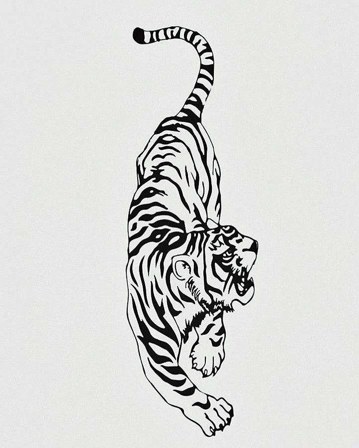 NEW Prowling Tiger Tattoo Simply Inked
