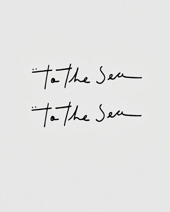 "To the Sea" Tattoo Simply Inked