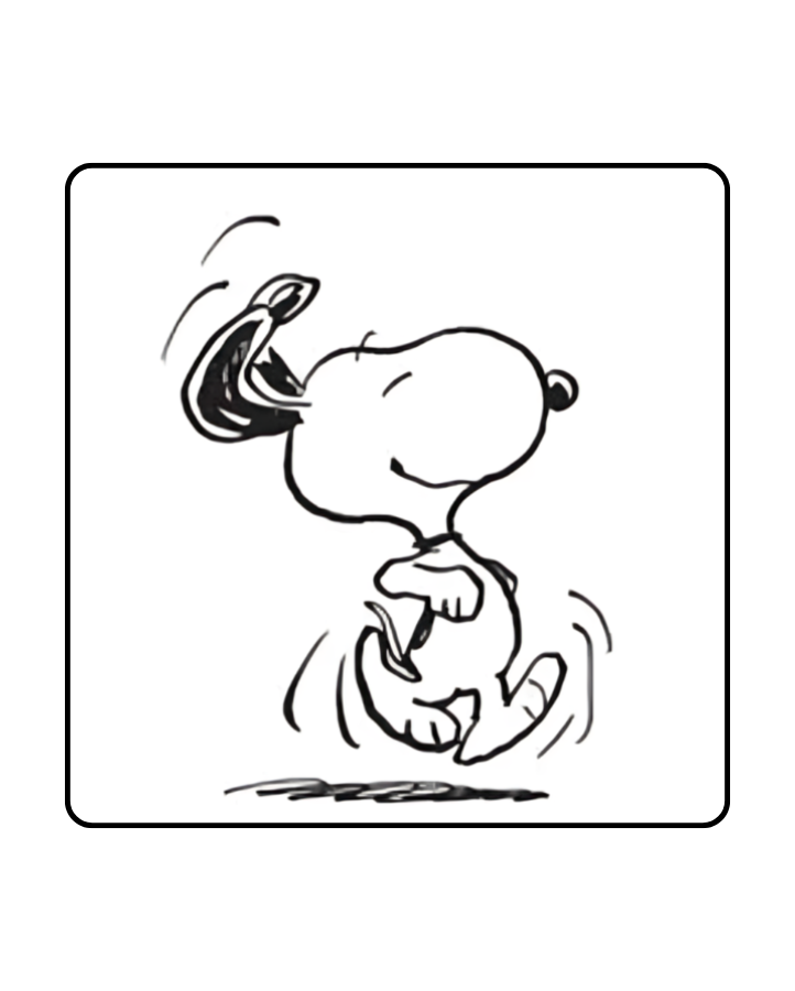 Snoopy Semi Permanent Tattoo