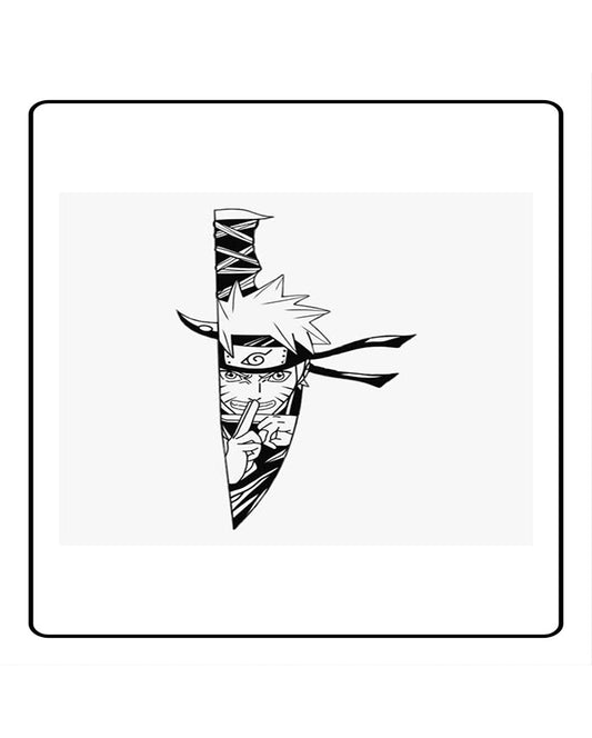 Naruto Knife Temporary Tattoo
