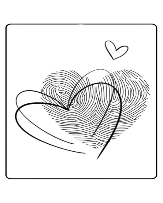 Linked Hearts Temporary Tattoo