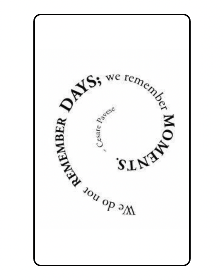 Memory Loop Semi Permanent Tattoo