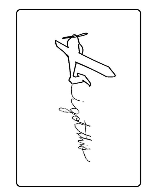 āI got thisā Temporary Tattoo