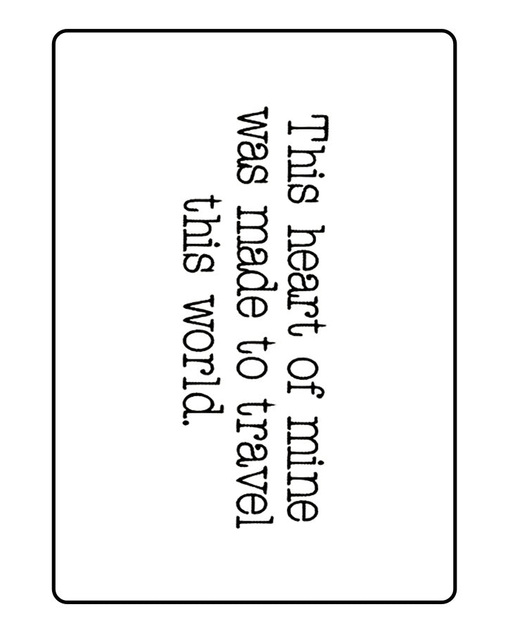 This heart of mine Temporary Tattoo