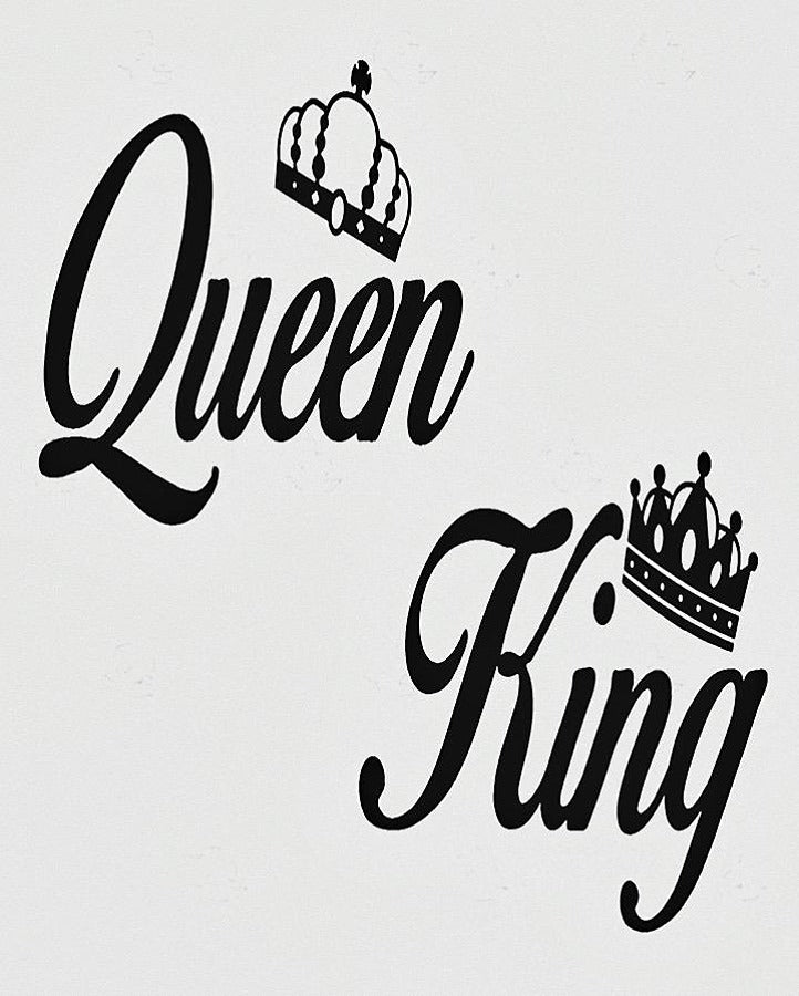 King & Queen Temporary Tattoo – Simply Inked
