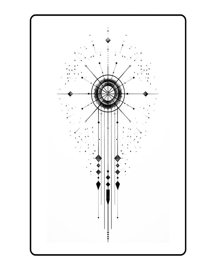 Free Spirited Semi Permanent Tattoo