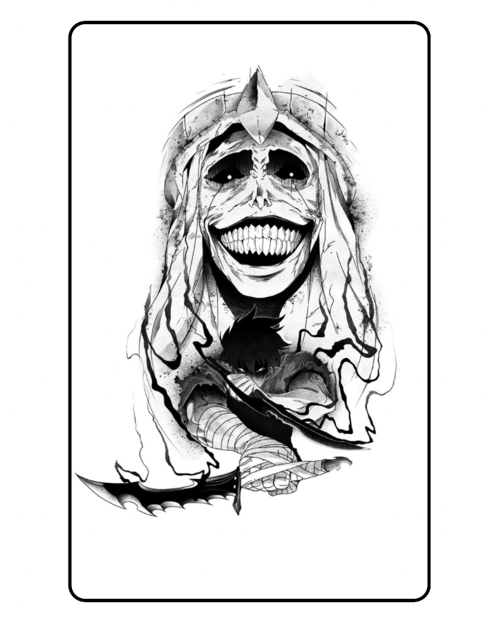 Solo Levelling Semi Permanent Tattoo