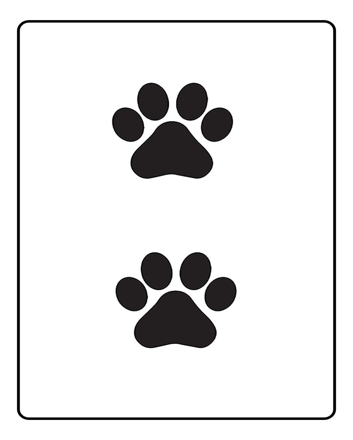 Paw Prints Tattoo - Semi Permanent