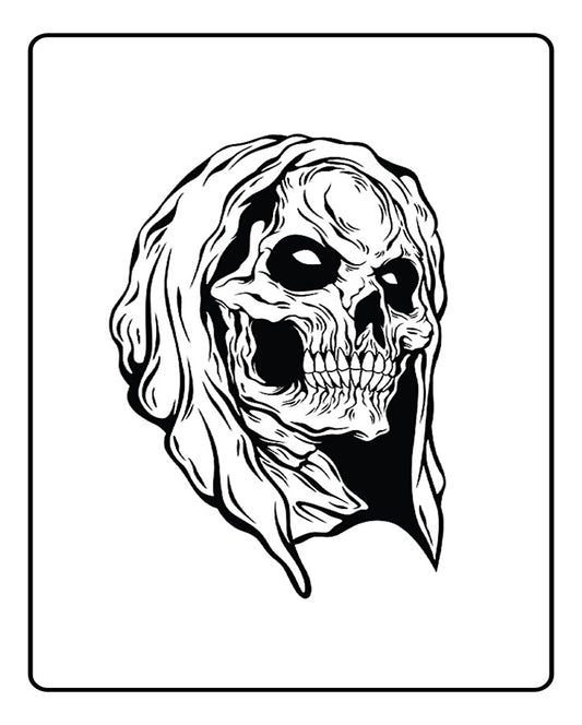 The Grim Reaper Temporary Tattoo