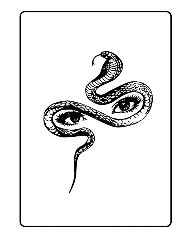 NEW Cobra Temporary Tattoo