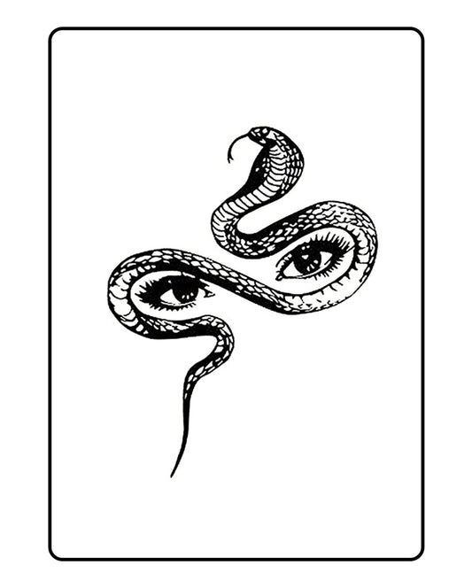 NEW Cobra Temporary Tattoo