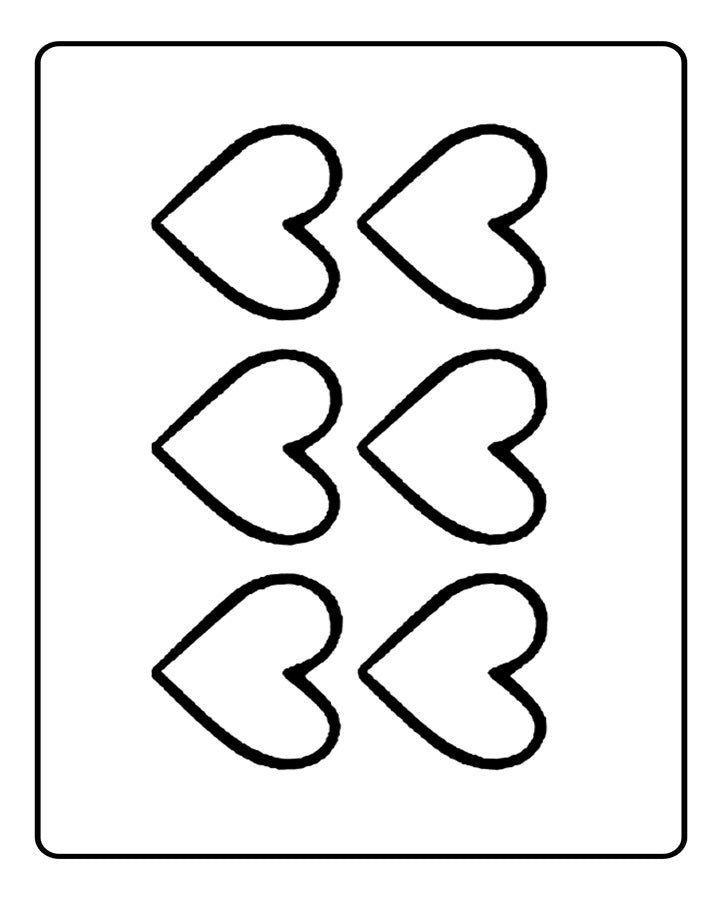 NEW Small Heart Temporary Tattoos