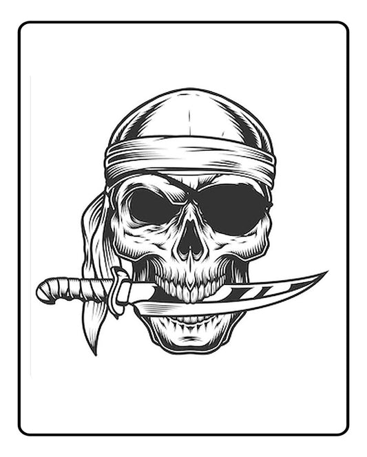 Pirate Temporary Tattoo