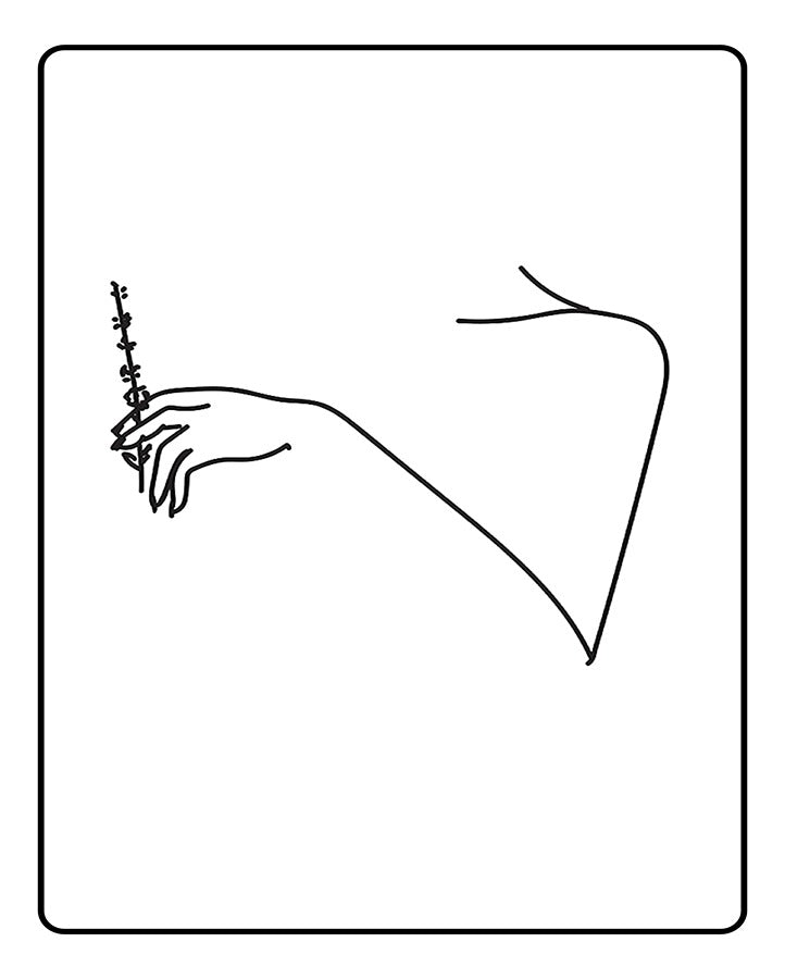 Minimal Life Temporary Tattoo