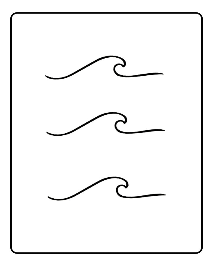 Wave Tattoo - Semi Permanent