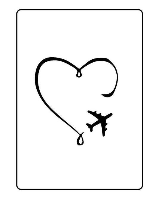 Love of Traveling Temporary Tattoo