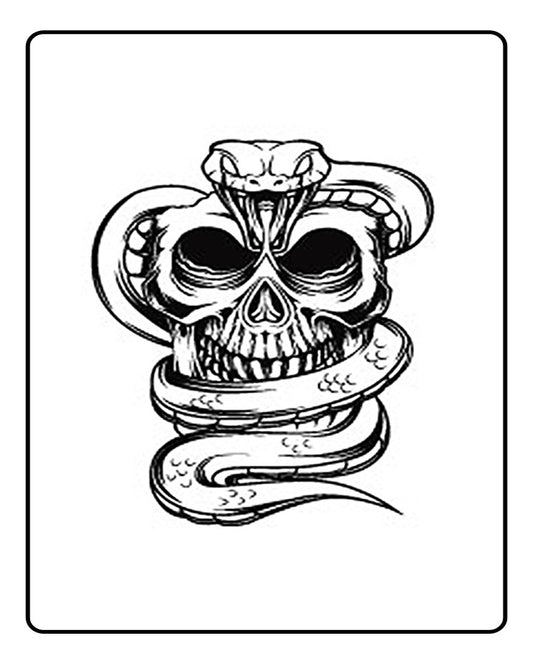 Evil Temporary Tattoo