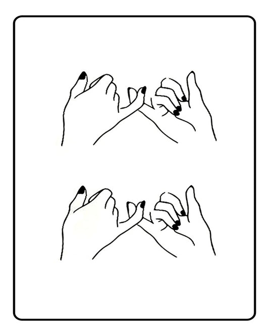 Pinky Promise Temporary Tattoo