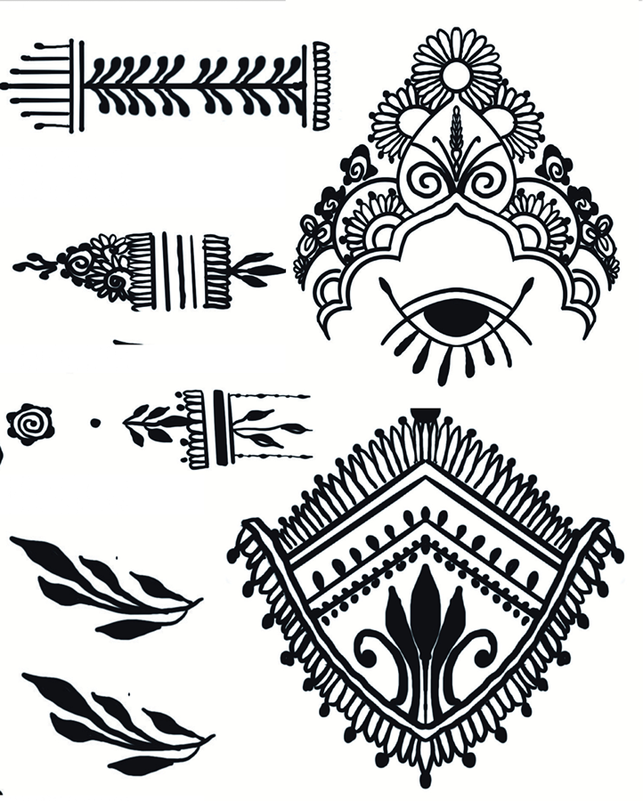 The Eyes & The Bloom Temporary Tattoo