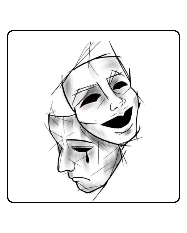 Double Faced Semi Permanent Tattoo