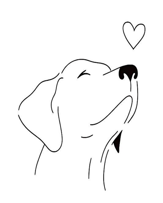 Cute Dog Temporary Tattoo