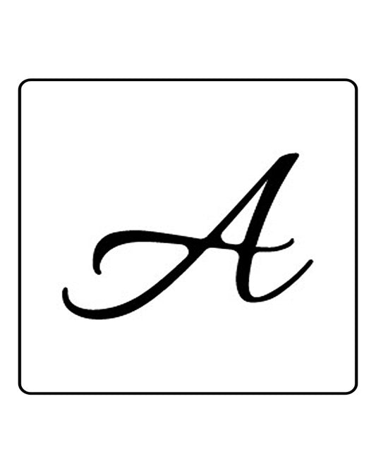 A Alphabet Semi Permanent Tattoo