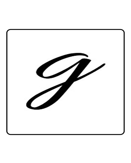 g Alphabet Semi Permanent Tattoo