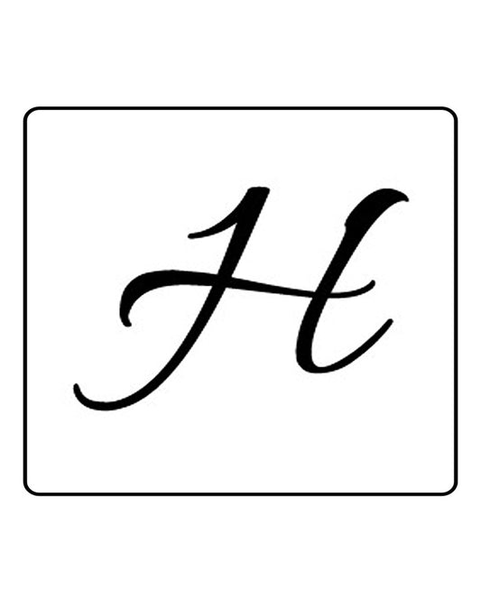 H Alphabet Semi Permanent Tattoo