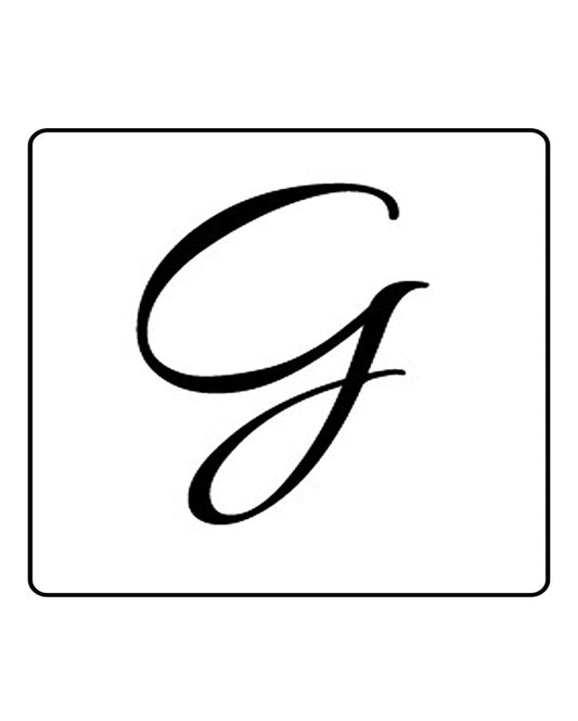 G Alphabet Semi Permanent Tattoo