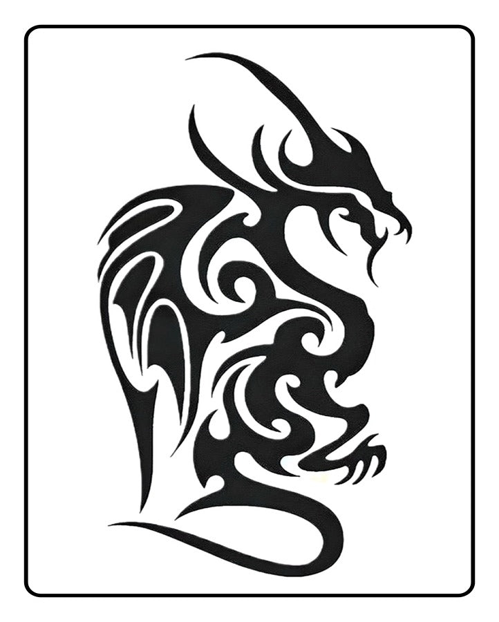 Dragon Semi Permanent Tattoo
